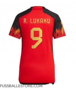 Günstige Belgien Romelu Lukaku #9 Heimtrikot Damen WM 2022 Kurzarm